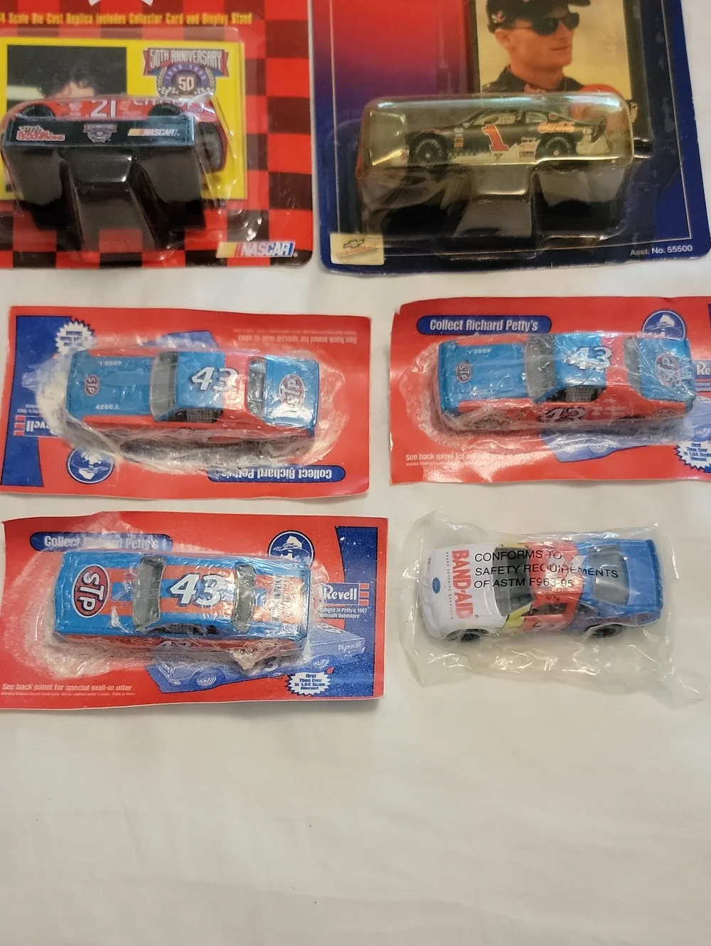 Vintage Nascar Racing Stock Cars Lot Of 17 2.2lbs Unopened